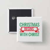 Weihnachten beginnt mit Christus-15523 Button (Vorne & Hinten)