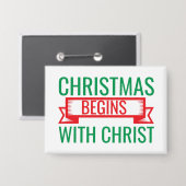 Weihnachten beginnt mit Christus-15523 Button (Vorderseite/Rückseite)