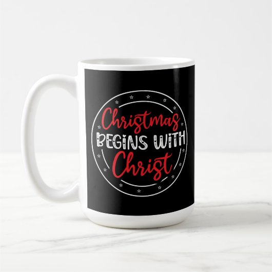 Weihnachten beginnt mit Christus-65772 Kaffeetasse (Links)