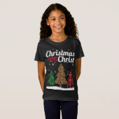 Weihnachten beginnt mit Christus Buffalo Kariert J T-Shirt (Vorne ganz)