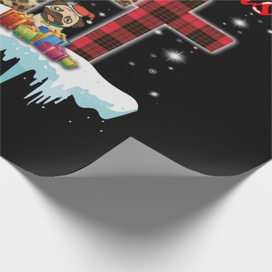 Weihnachten beginnt mit Christus Geschenkpapier (Ecke)