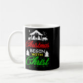 Weihnachten beginnt mit Christus Kaffeetasse (Links)