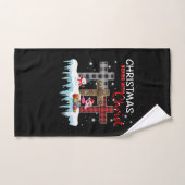 Weihnachten beginnt mit Christus Liebe Flamingo Handtuch (Handtuch)