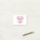 Weihnachten beginnt mit Christus Post-it Klebezettel (Auf Schreibtisch)