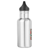Weihnachten Beginnt Mit Christus Santa Baum Design Edelstahlflasche (Links)