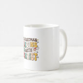 Weihnachten beginnt mit Christus Santa Baum Design Kaffeetasse (VorderseiteRechts)