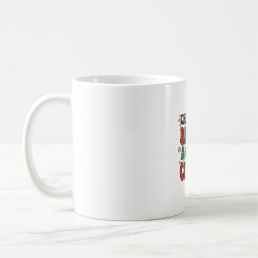 Weihnachten beginnt mit Christus Santa Baum Design Kaffeetasse (Links)