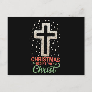 Weihnachten Beginnt Mit Christus Schneemann Christ