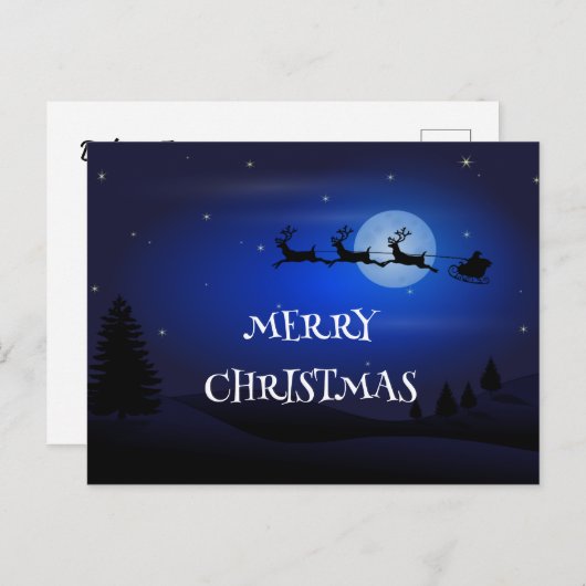 Weihnachten beginnt mit dem Handgelenk Postkarte (Vorne/Hinten)