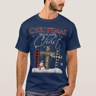Weihnachten beginnt mit Schnee T-Shirt