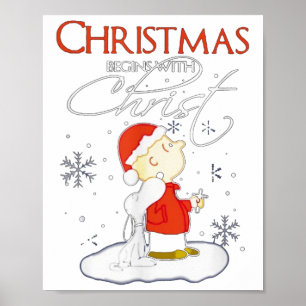 Weihnachten beginnt mit Weihnachten Weihnachten We Poster