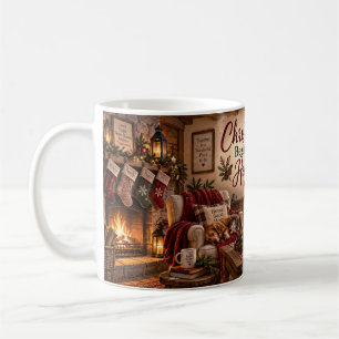 Weihnachten beginnt zu Hause Tasse