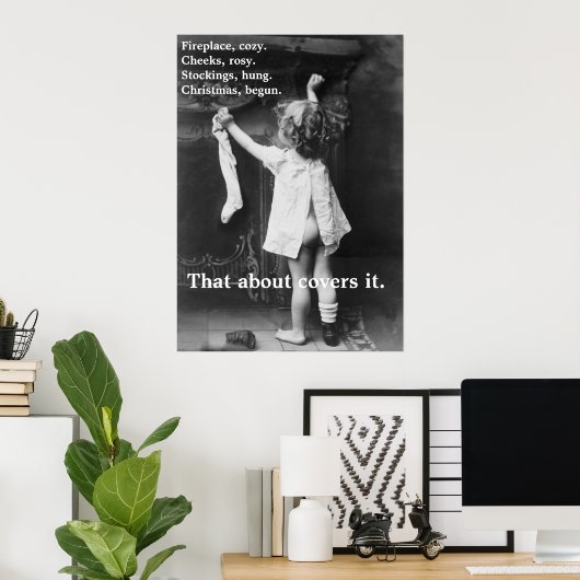 Weihnachten Begun - Poster (Heimbüro)