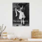 Weihnachten Begun - Poster (Küche)