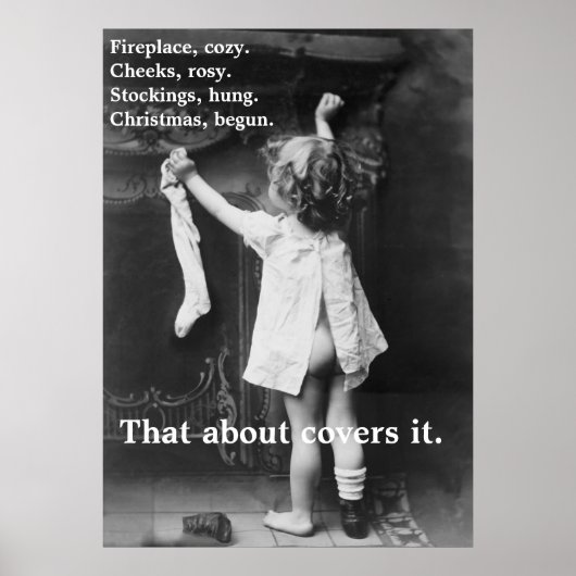 Weihnachten Begun - Poster (Vorne)