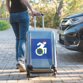 Weihnachten behindert aufkleber (Koffer Insitu)