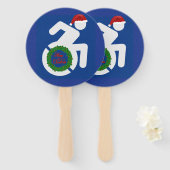 Weihnachten behindert fächer (Vorne und Hinten)