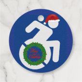 Weihnachten behindert geschenkanhänger (Rückseite)