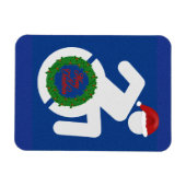 Weihnachten behindert magnet (Horizontal)