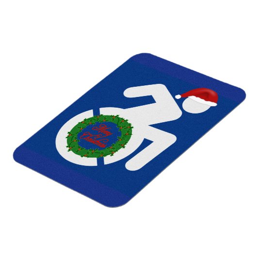 Weihnachten behindert magnet (Linke Seite)