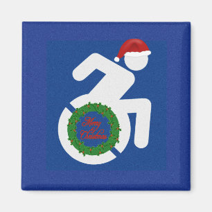 Weihnachten behindert magnet