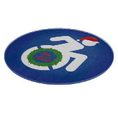 Weihnachten behindert schneidebrett (Ecke)