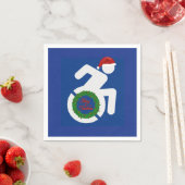 Weihnachten behindert serviette (Beispiel)