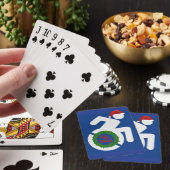 Weihnachten behindert spielkarten (In Situ)