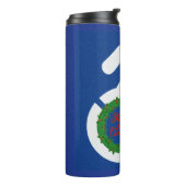 Weihnachten behindert thermosbecher (Nach links gedreht)