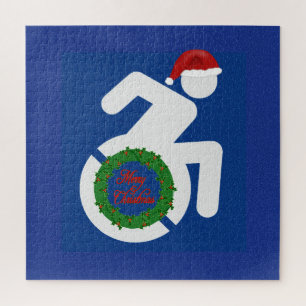 Weihnachten Behinderte Puzzle