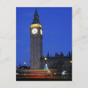 Weihnachten bei "Big Ben", London, Großbritannien Postkarte