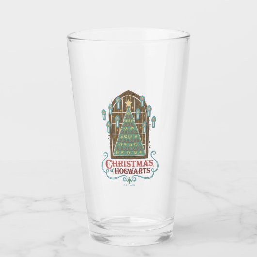 Weihnachten bei HOGWARTS™ Cookie Graphic Glas (Vorderseite)