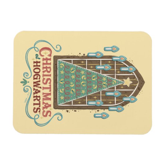 Weihnachten bei HOGWARTS™ Cookie Graphic Magnet (Horizontal)