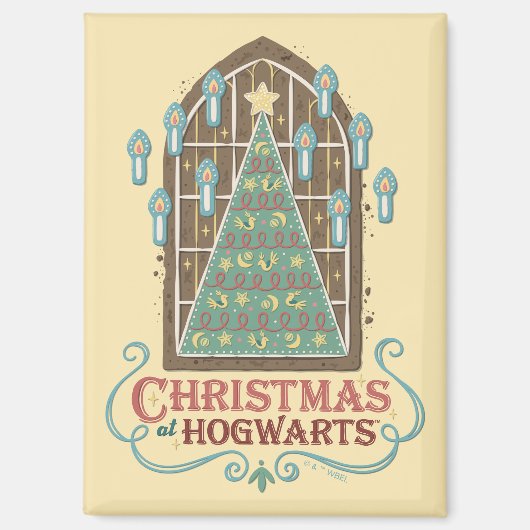 Weihnachten bei HOGWARTS™ Cookie Graphic Magnet (Vorderseite)