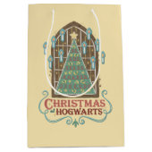 Weihnachten bei HOGWARTS™ Cookie Graphic Mittlere Geschenktüte (Vorderseite)