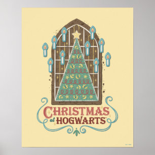 Weihnachten bei HOGWARTS™ Cookie Graphic Poster