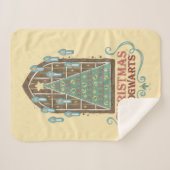 Weihnachten bei HOGWARTS™ Cookie Graphic Sherpadecke (Vorderseite (Horizontal))