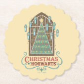 Weihnachten bei HOGWARTS™ Cookie Graphic Untersetzer (Vorderseite)