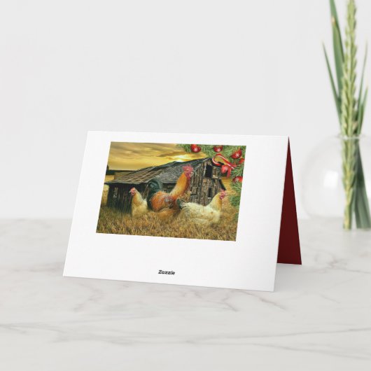 Weihnachten bei Hühnerhühnern (Rückseite)