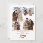 Weihnachten Beige Boho Bow Ribbon 5 Foto (Rückseite)