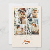 Weihnachten Beige Boho Bow Ribbon 5 Foto (Rückseite)