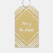 Weihnachten Beige Frohe Weihnachten Geschenkanhänger (Rückseite)