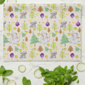 Weihnachten Beige Mouse Küchentücher (Gefaltet)