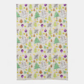 Weihnachten Beige Mouse Küchentücher (Vertikal)