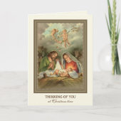 Weihnachten Beileid Denken Sie an Sie Erinnerung (Vorderseite)