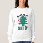 Weihnachten beleuchten sweatshirt (Vorderseite)