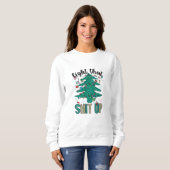 Weihnachten beleuchten sweatshirt (Vorne ganz)