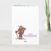 Weihnachten~ Beleuchtungen ~ Friedensgruß-Karten Feiertagskarte (Rückseite)