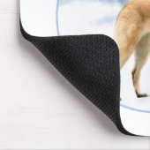 Weihnachten Belgisch Malinois Mousepad (Ecke)