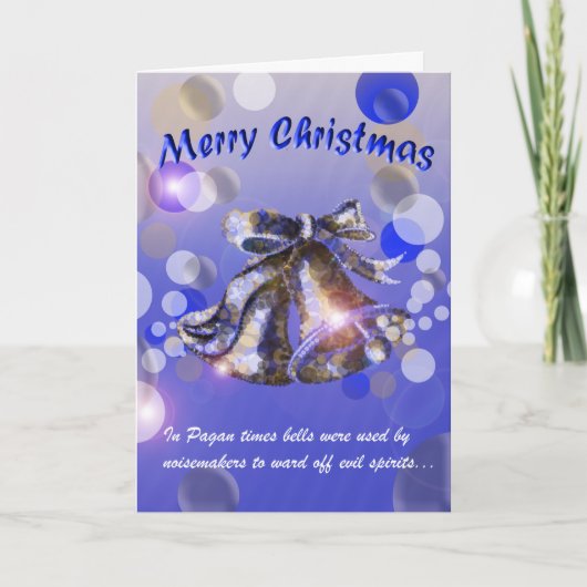 Weihnachten Bell (blau) (Vorderseite)